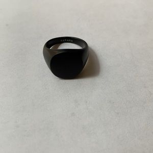 Black Signet Ring